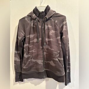 ATHLETA Sm Camouflage Zip-Up Hoodie